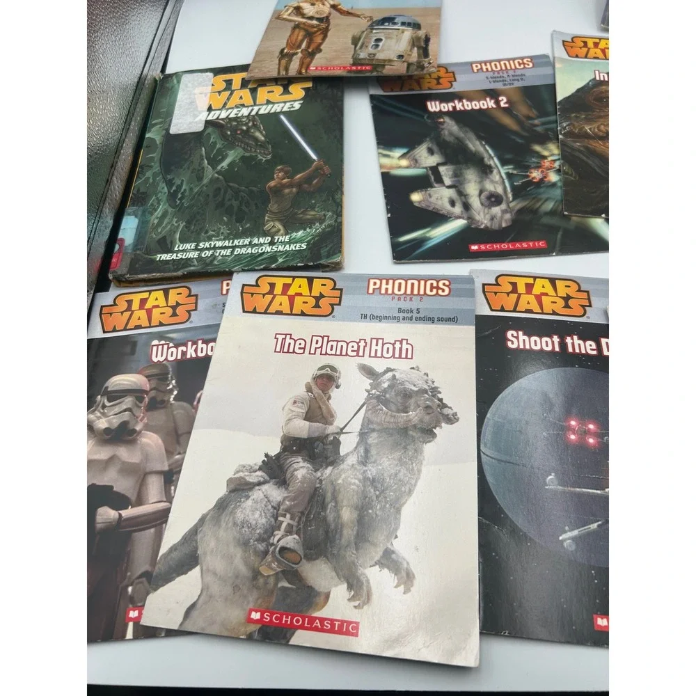 Star Wars Kids Book Lot of 8 Scholastic Phonics‎ DK Readers Clone Wars Rebels